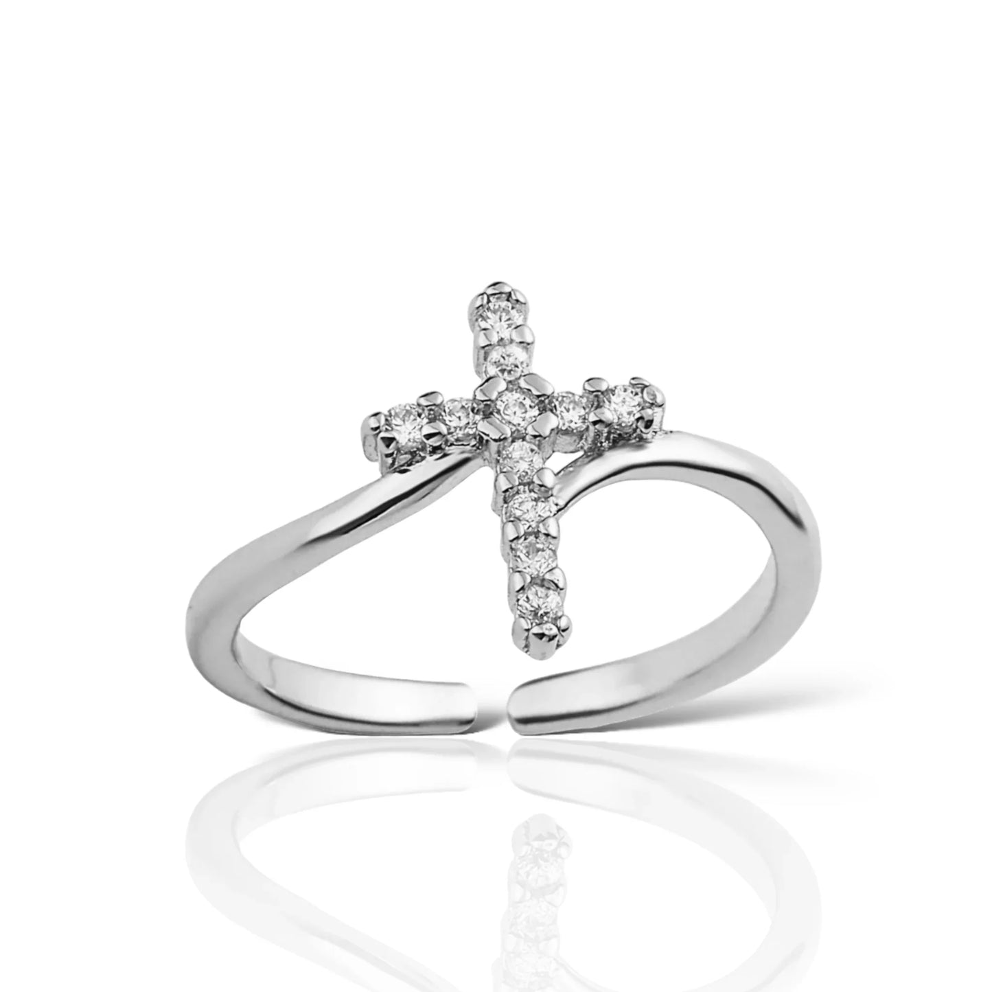 Eleganter Silberner Ring