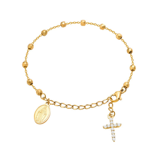 Elegante Armkette mit Anhängern